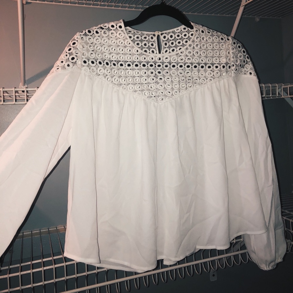 Aqua Women’s White Blouse